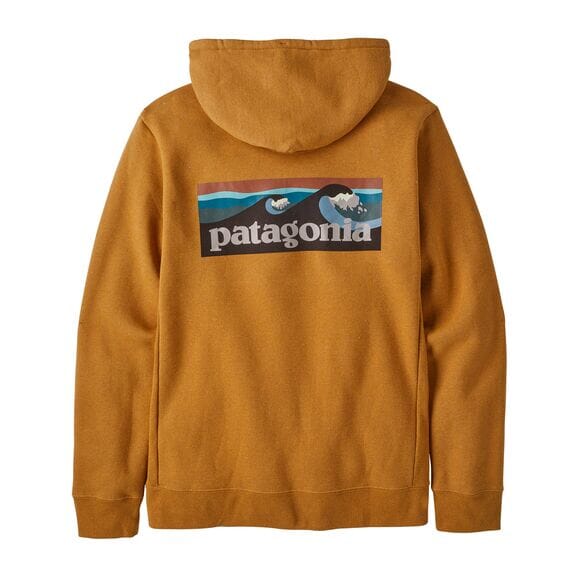 Patagonia Boardshort Logo Uprisal Hoody - Recycled polyester & recycled cotton fleece Nouveau Green Shirt