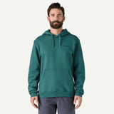 Patagonia Boardshort Logo Uprisal Hoody - Recycled polyester & recycled cotton fleece Wetland Blue Shirt