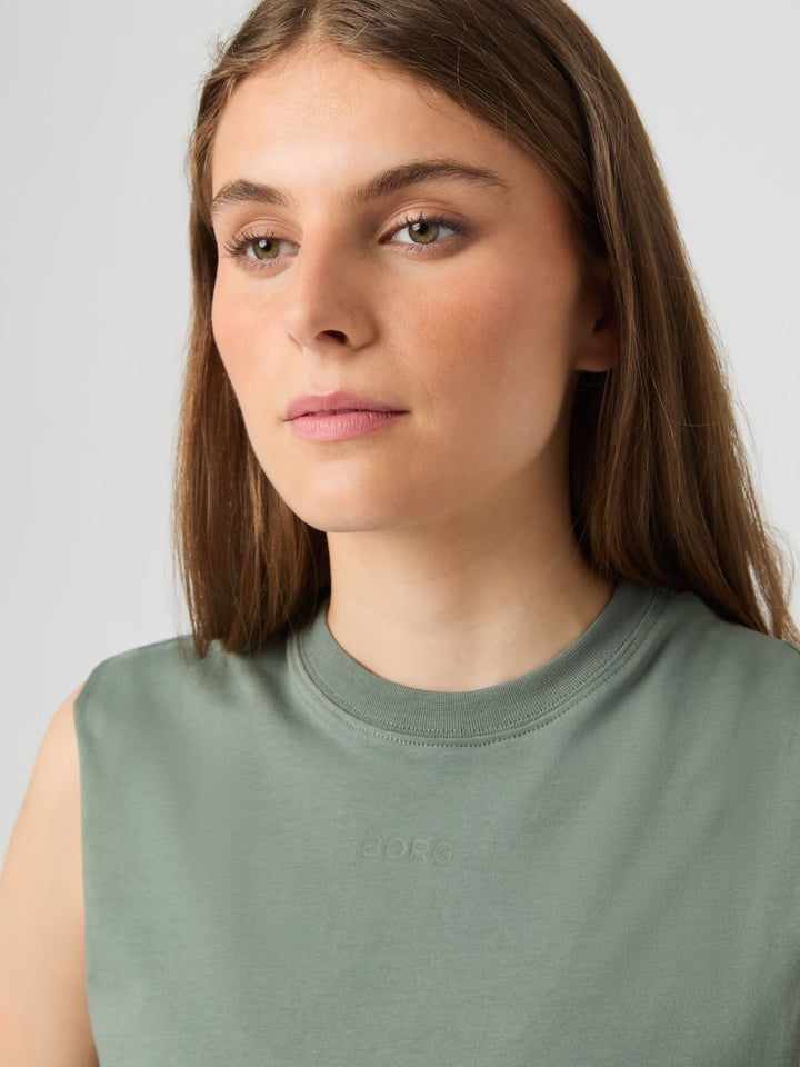 Borg Cropped Tank Top Shirt Björn Borg