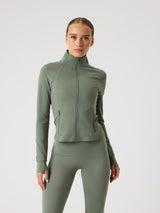 Borg Soft Zip Midlayer - Agave Green