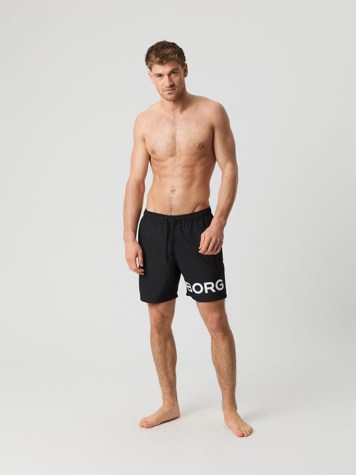 Borg Swim Shorts Shorts Björn Borg Black Beauty S 