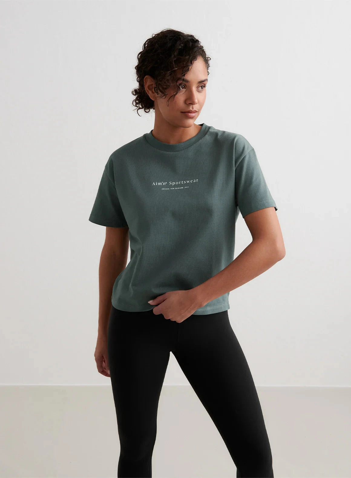 Boxy T-Shirt Tops Aimn