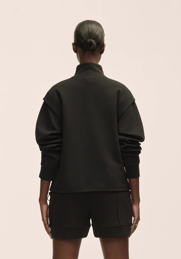 Casall Aria Full Zip Black Shirt Casall