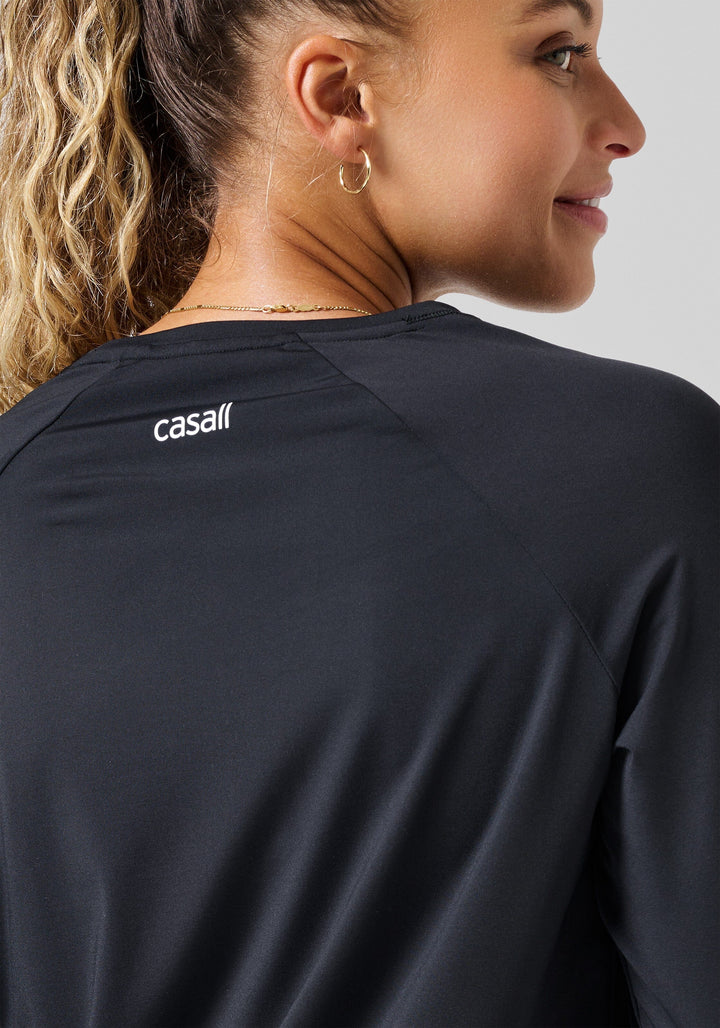 Casall Essential Long Sleeve Black Shirt Casall