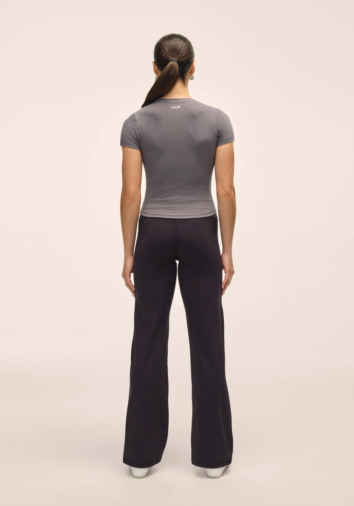 Casall Casall Jersey Straight Pant Black Pants