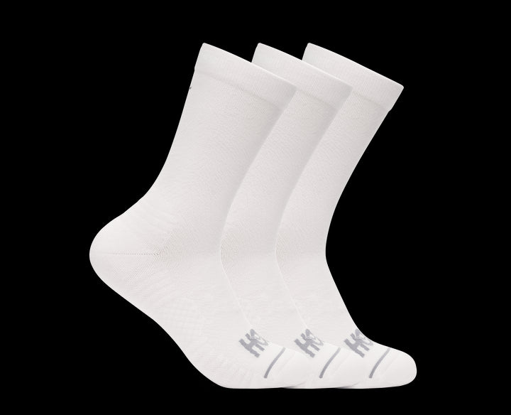 Crew Run Sock 3-pack Socks HOKA White S (34-38)