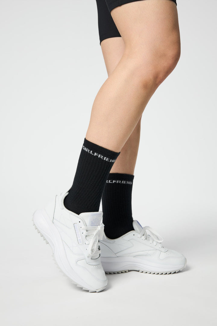 Crew Sock 3 pack Socks Girlfriend Collective Black One size