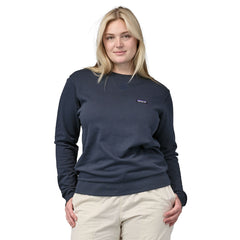 Patagonia Crewneck Sweatshirt - Regenerative Organic Certified Cotton Smolder Blue Shirt