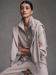 Varley - Roxbury Zip-Through Sweat - Weekendbee - sustainable sportswear