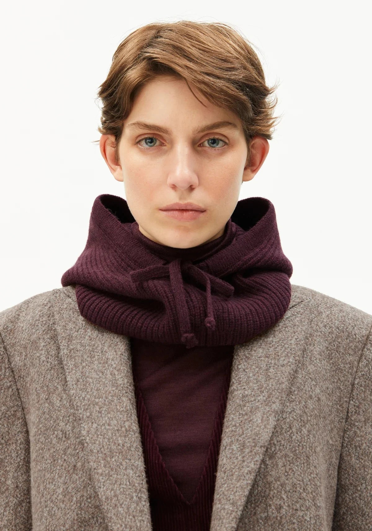 Deaata Wool Hood Headwear Armedangels 