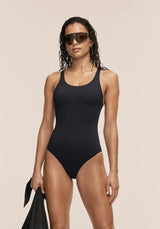 Deep Racerback Baddräkt - Svart