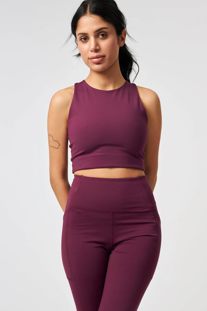 Dylan Crop Tank Bra - Made from Recycled Plastic Bottles Underwear Girlfriend Collective