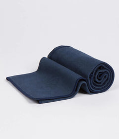 Manduka eQua® Hand Yoga Towel - Recycled PET Midnight Yoga equipment