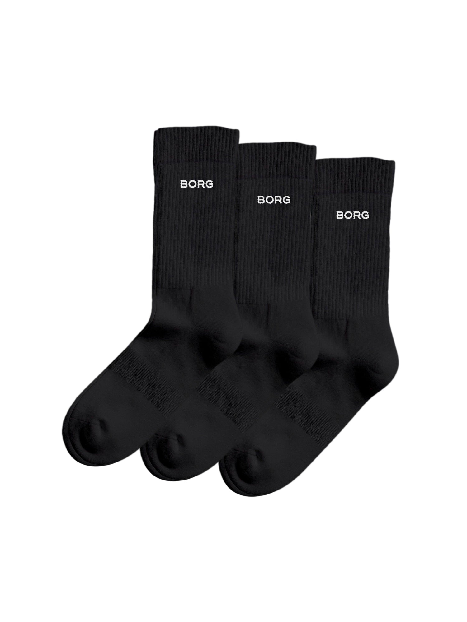 Björn Borg Essential Crew Socks 3-pack Black Socks