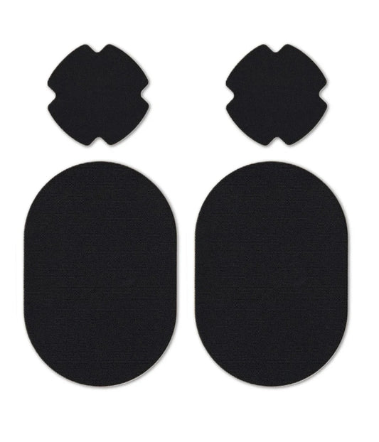 Vaatelaastari FabPatch Stretch Black 4pcs Care products