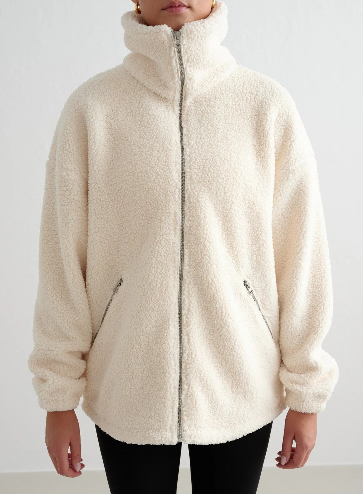 Aimn - Pile Jacket - Weekendbee - sustainable sportswear