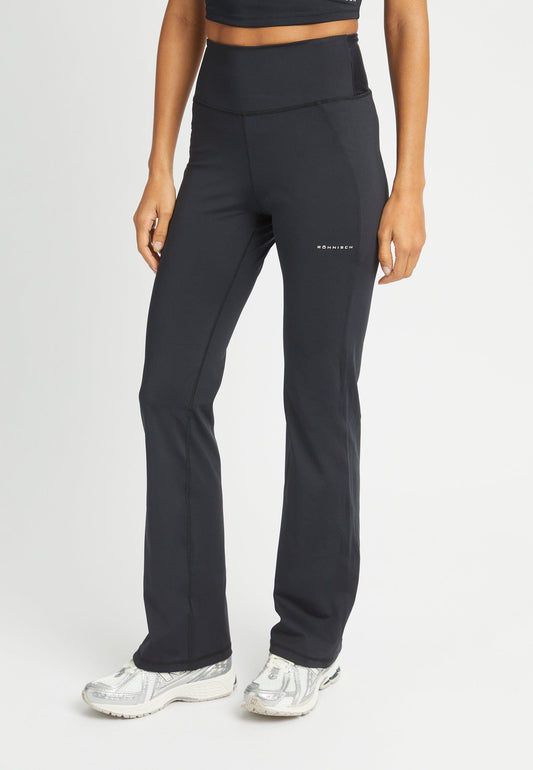 Röhnisch Flattering High Waist Pants - Recycled polyester Black Pants