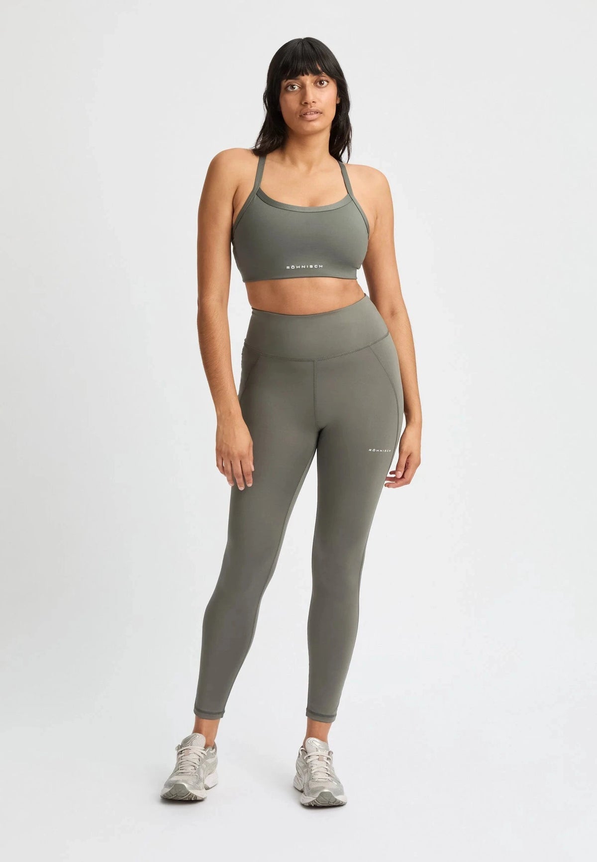 Flattering High Waist Tights - Recycled polyester Pants Röhnisch