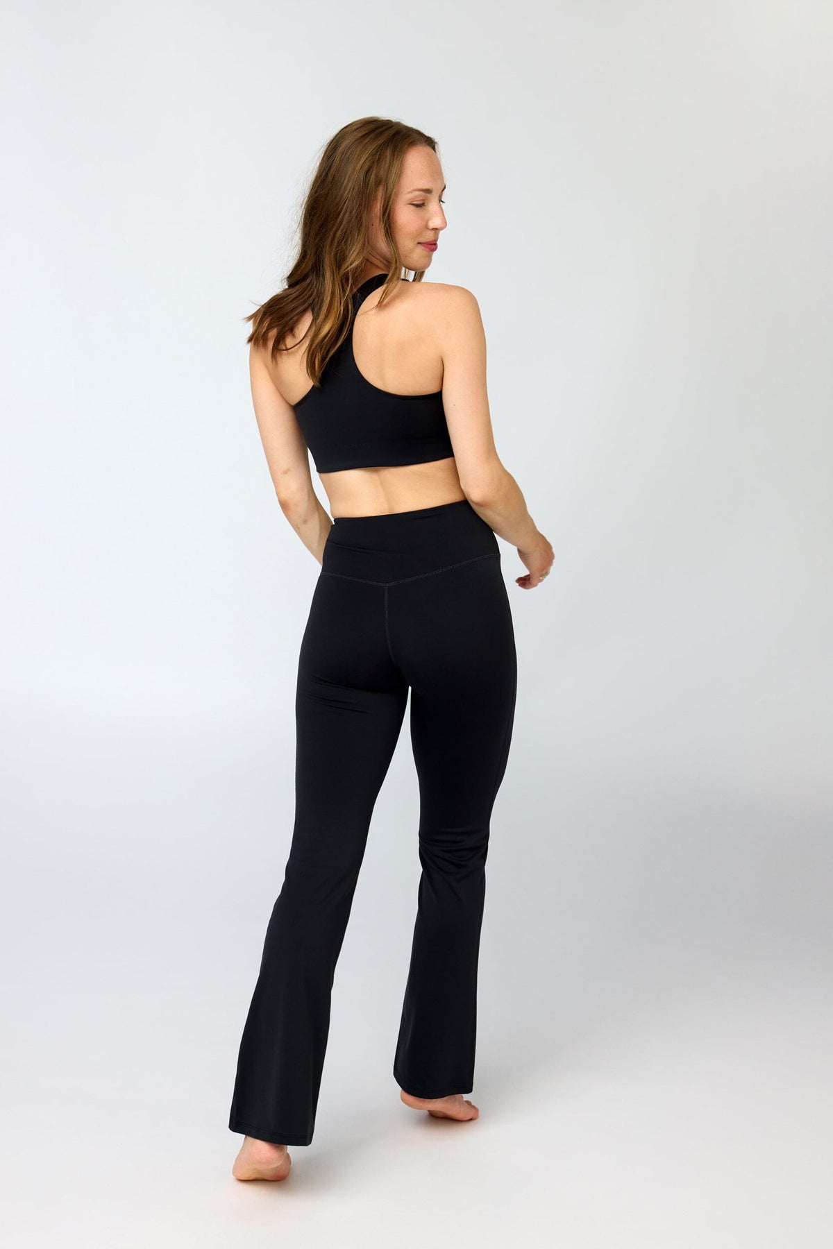 Float Groove Flare Leggings - Made from Recycled plastic bottles Pants Girlfriend Collective 