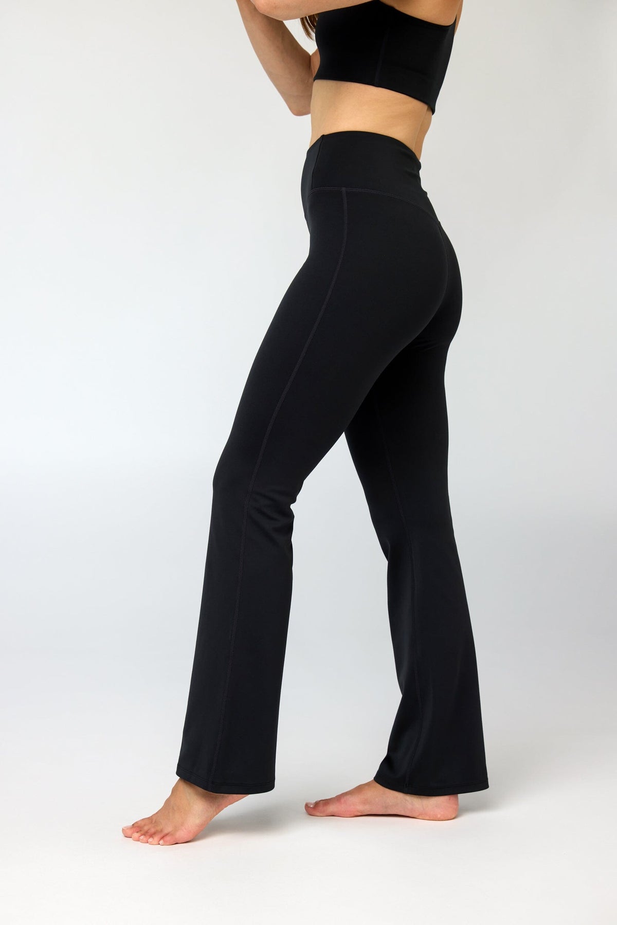 Float Groove Flare Leggings - Made from Recycled plastic bottles Pants Girlfriend Collective 