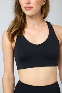 Float Lola Bra - Made from Recycled Plastic Bottles Underwear Girlfriend Collective Black XS 