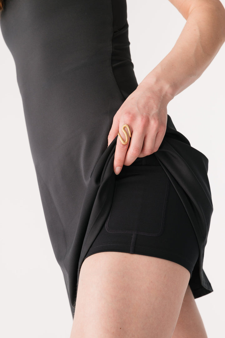 Float Lola V-neck Dress Dress Girlfriend Collective 