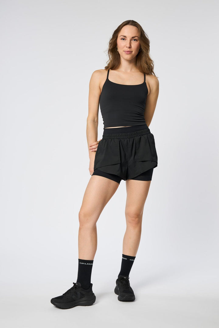 Float Willa Tank Top - Recycled Polyester Shirt Girlfriend Collective
