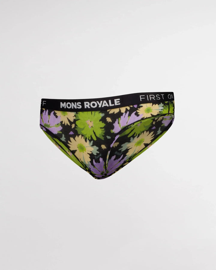 Folo Brief - Merino wool Underwear Mons Royale Alpine Bloom XS