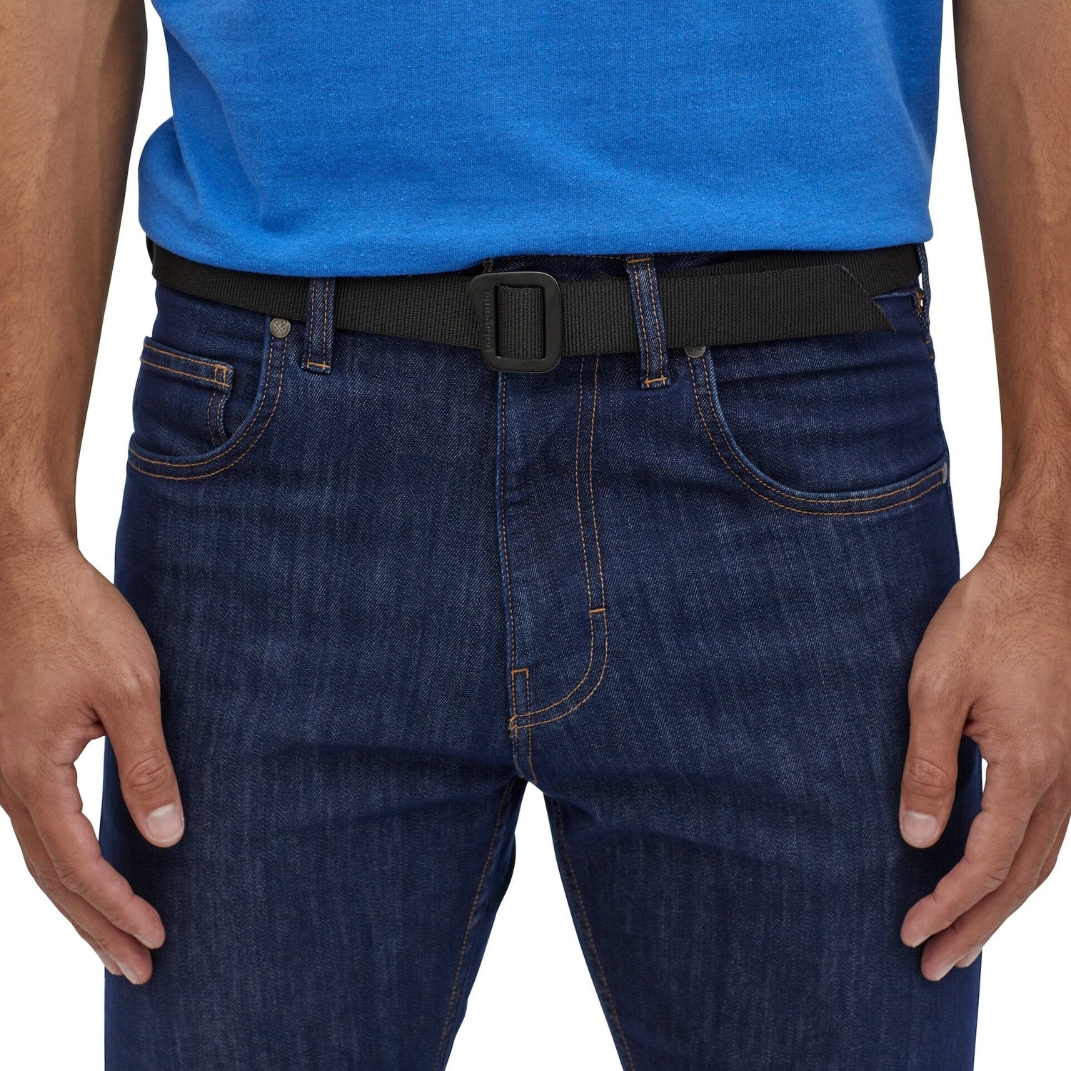 Patagonia Friction Belt - 100% Recycled Nylon Black Belt