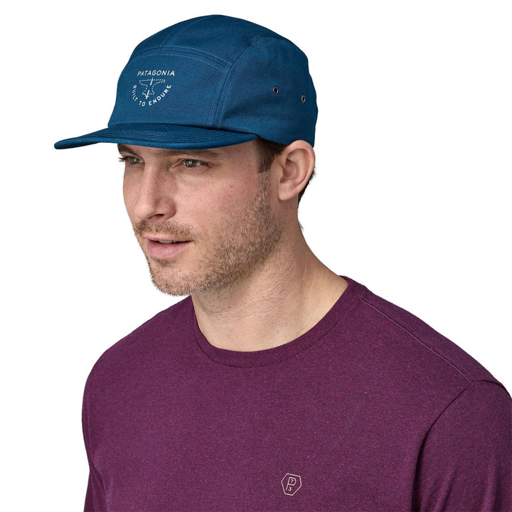 Graphic Maclure Hat - Organic Cotton & recycled polyester Headwear Patagonia Forge Mark Crest: Lagom Blue