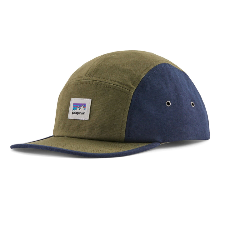 Graphic Maclure Hat - Organic Cotton & recycled polyester Headwear Patagonia Shop Sticker: Tent Green