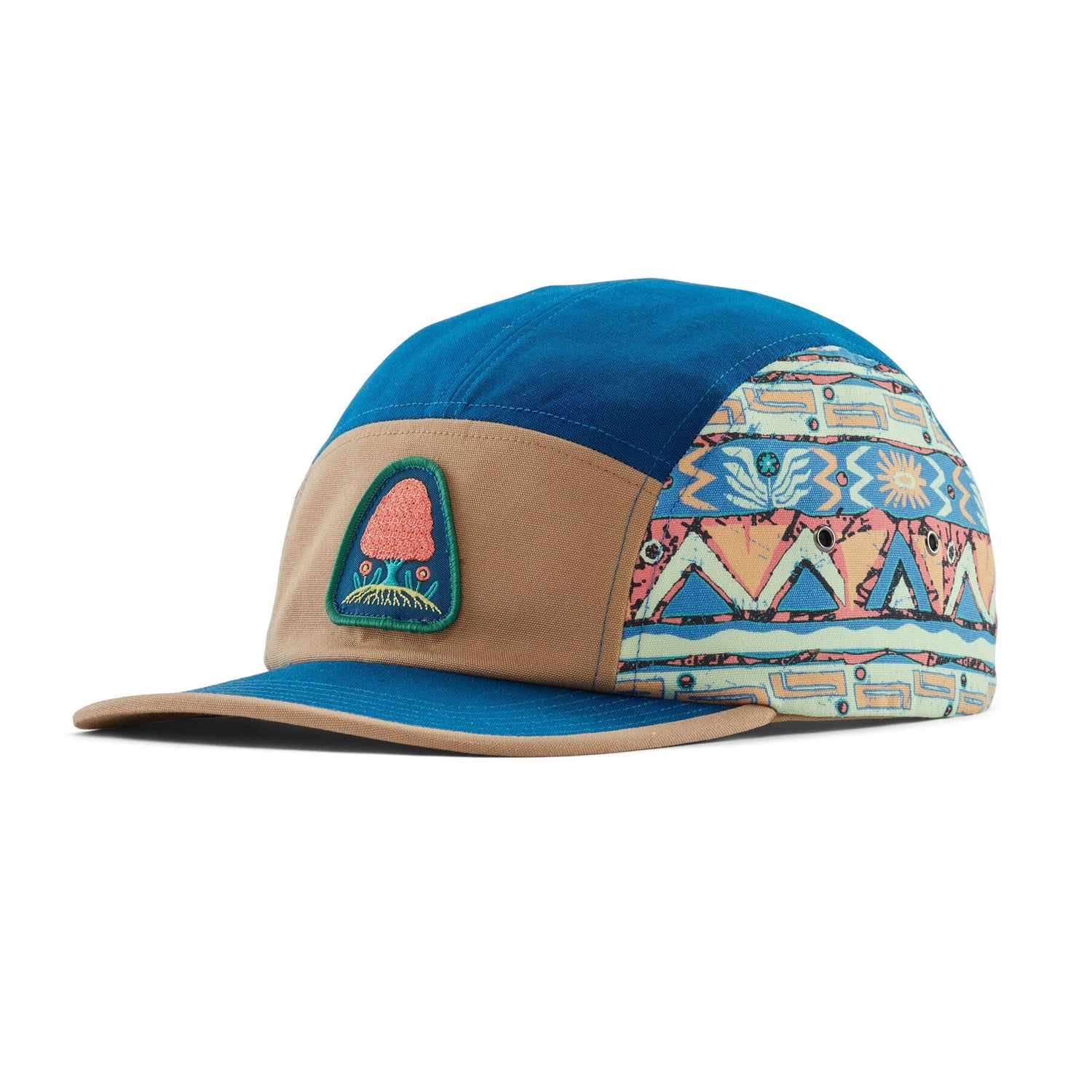 Patagonia Graphic Maclure Hat - Organic Cotton & recycled polyester Understory: Grayling Brown ALL Headwear