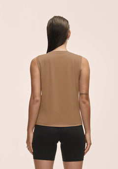 Casall Graphic Tank Light Khaki Shirt
