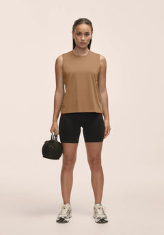 Casall Graphic Tank Light Khaki Shirt