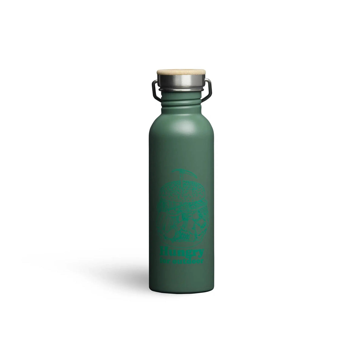 Hampton Bottle - BPA free Stainless Steel Cutlery Picture Organic Pine