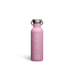 Hampton Bottle - BPA free Stainless Steel Cutlery Picture Organic Pink