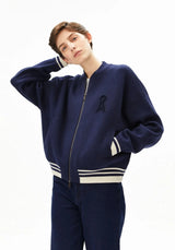 Iconic Å Bomber-villatakki - Tinted navy-oatmilk