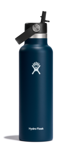 Hydro Flask 21 OZ STANDARD FLEX STRAW CAP 0.62l/21oz - Stainless Steel BPA Fre Indigo Cutlery