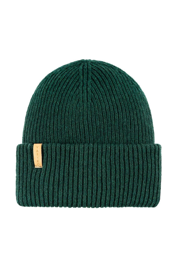 Kajo Beanie - Recycled Lamb's Wool & Recycled Polyamide Headwear VAI-KØ Evergreen 