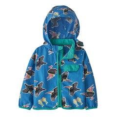 Patagonia Kids Baggies Jkt - 100% recycled nylon Amigos: Vessel Blue Jacket