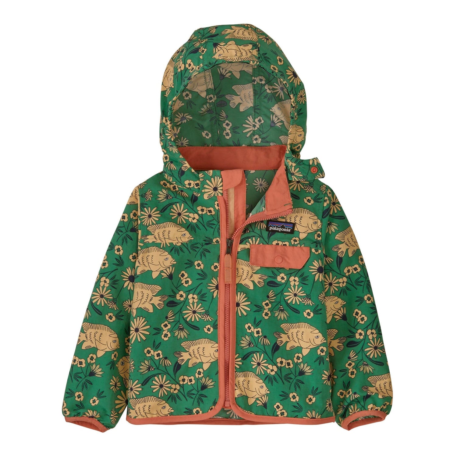 Patagonia Kids Baggies Jkt - 100% recycled nylon Los Garibaldi: Gather Green Jacket