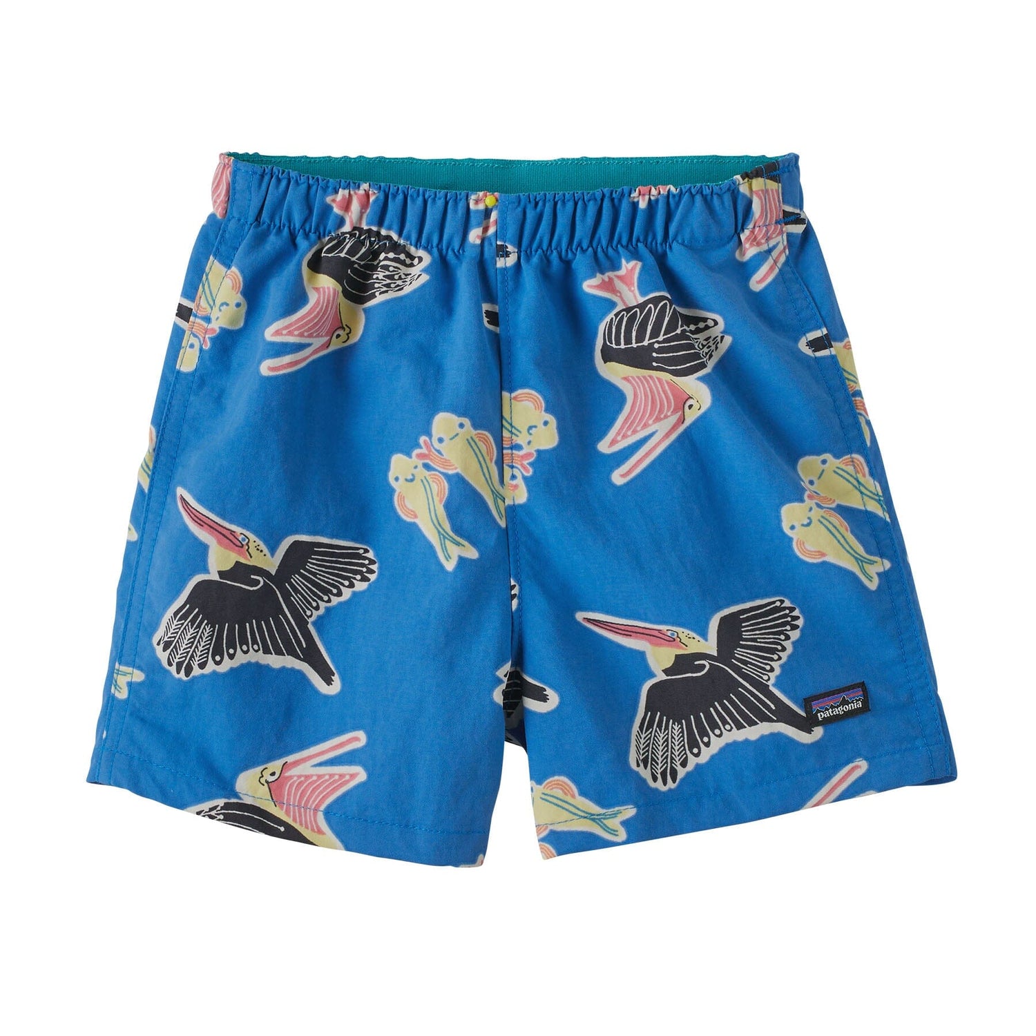 Patagonia Kids Baggies Shorts - 100% recycled nylon Amigos: Vessel Blue Pants