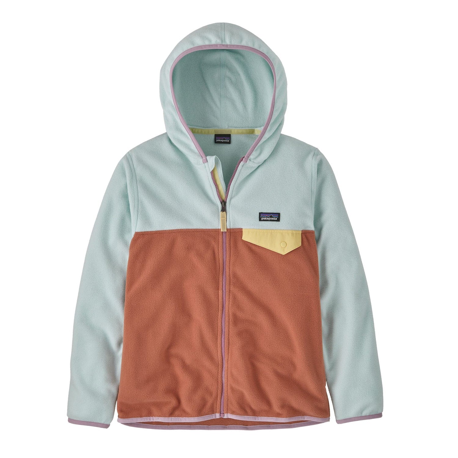 Patagonia Kids Micro D Snap-T Jacket - 100% recycled polyester Sienna Clay Jacket
