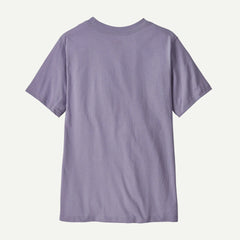 Patagonia Kids P-6 Logo T-Shirt - 100% Organic Cotton Rock Wash: Concrete Purple Shirt