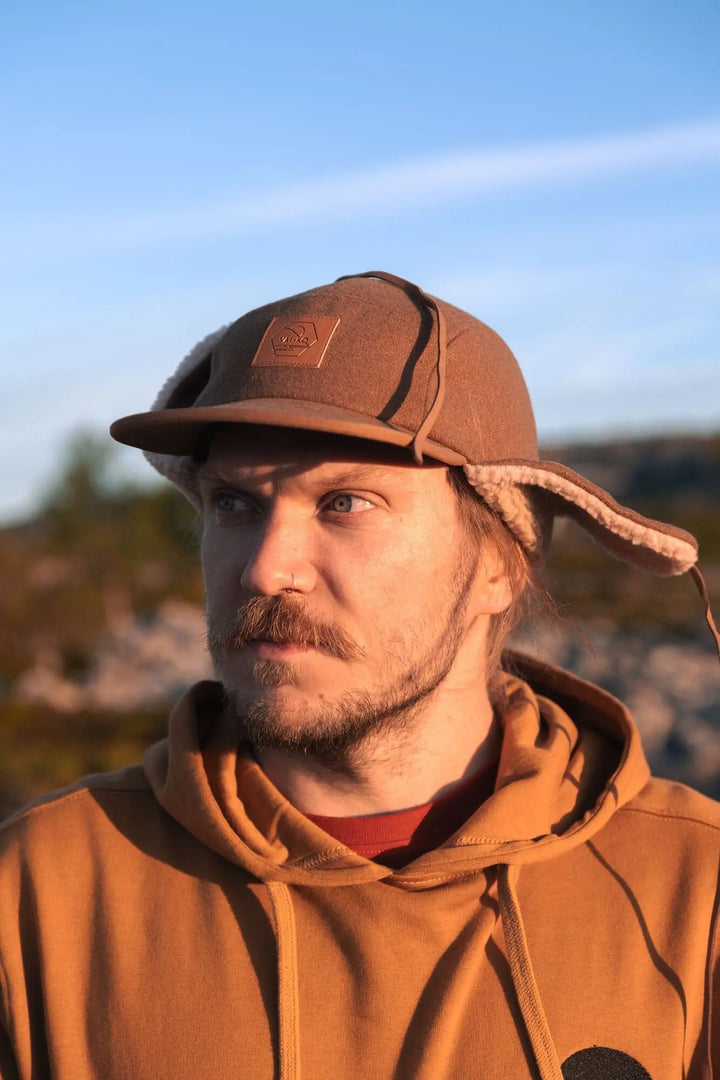Kultakero Earflap Cap - Recycled Wool & Recycled Polyester Headwear VAI-KØ