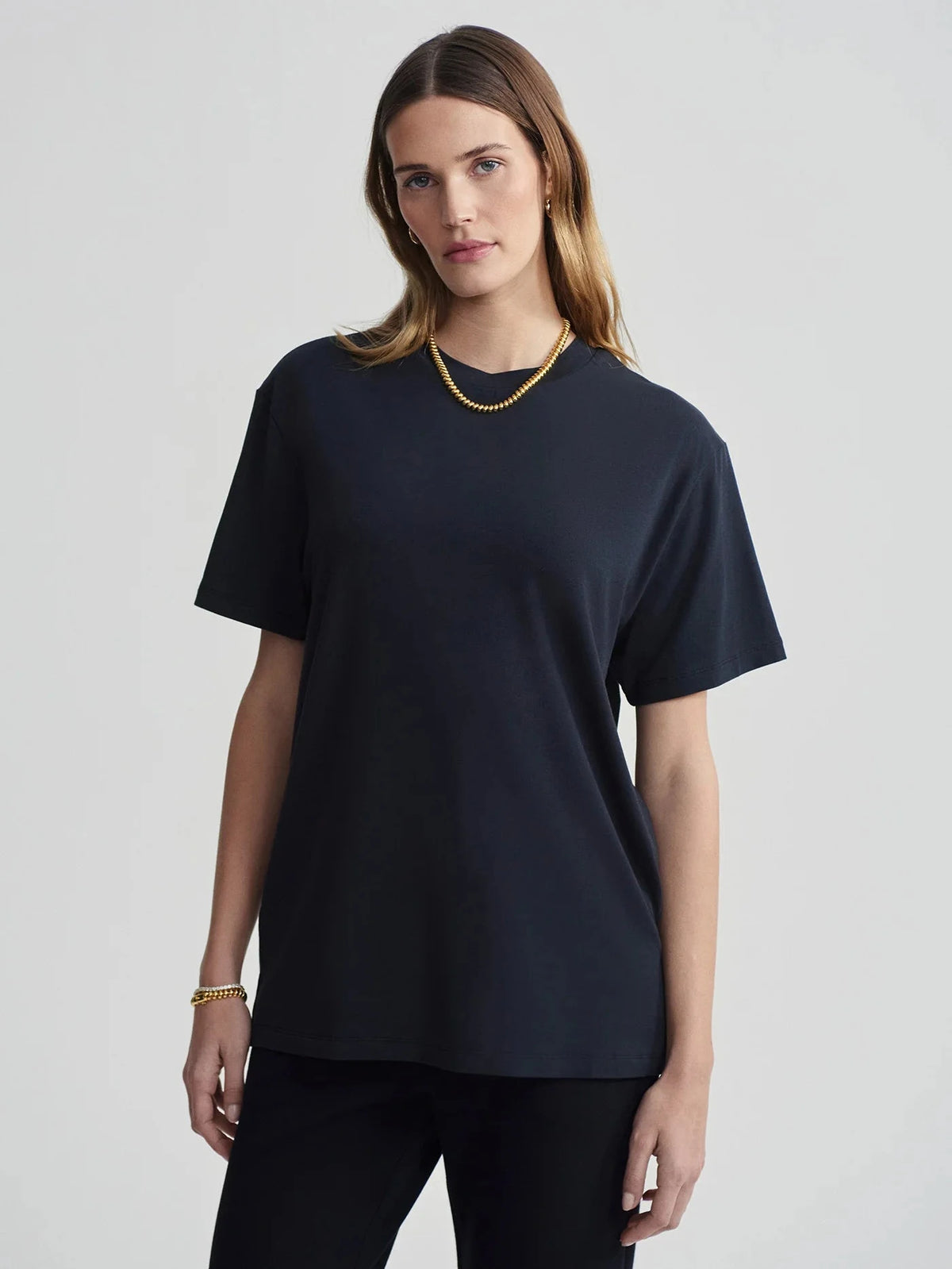 Leighton Boyfriend Tee Shirt Varley Black XS