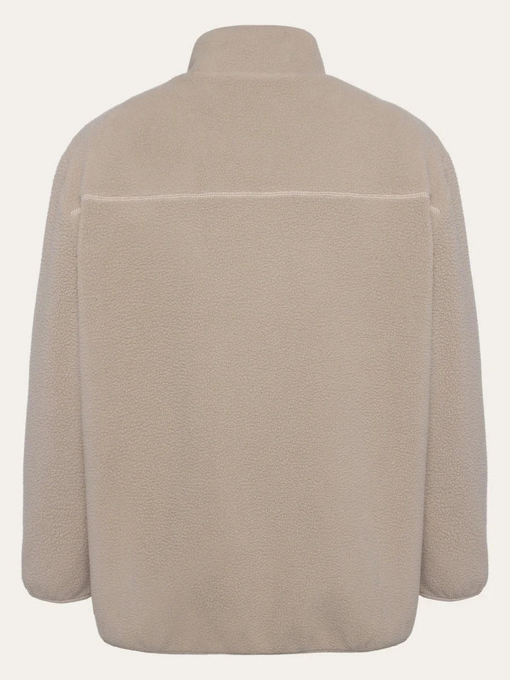 Loose Fit Zip Fleece Fleece Jackets KnowledgeCotton Apparel