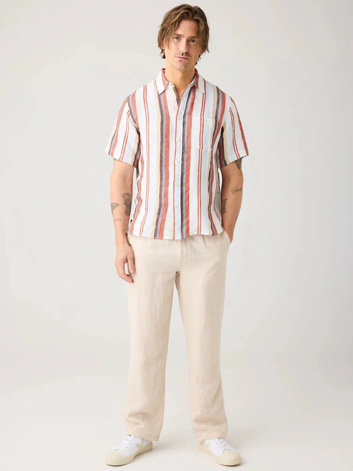 Loose Linen Pant Pants KnowledgeCotton Apparel 