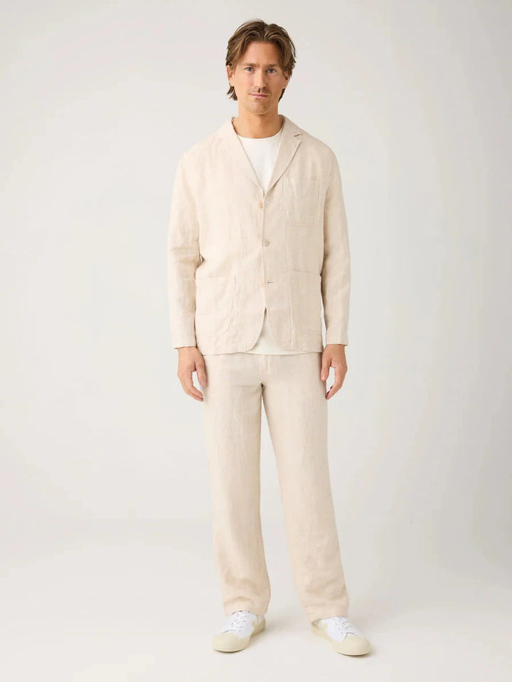 Loose Linen Pant Pants KnowledgeCotton Apparel 