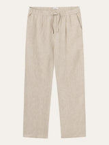 Loose Linen Pant - Light feather gray